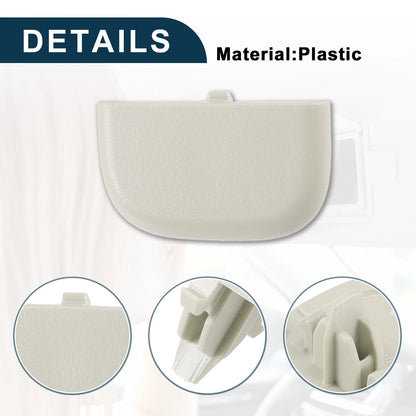 Makeup Mirror Cover Sun Visor Cap Clip for Ford (2015-2023) - 1 x Set