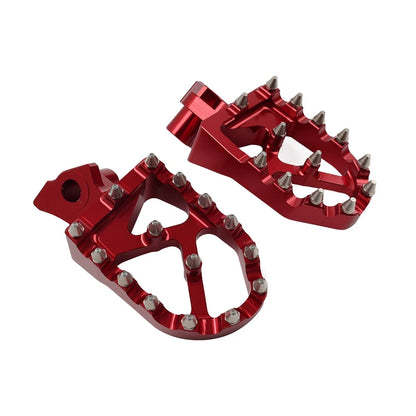 Red CNC Foot Pegs for Honda CR50 CR125R CR250R (1995-2001) 2 x Rests Pedals