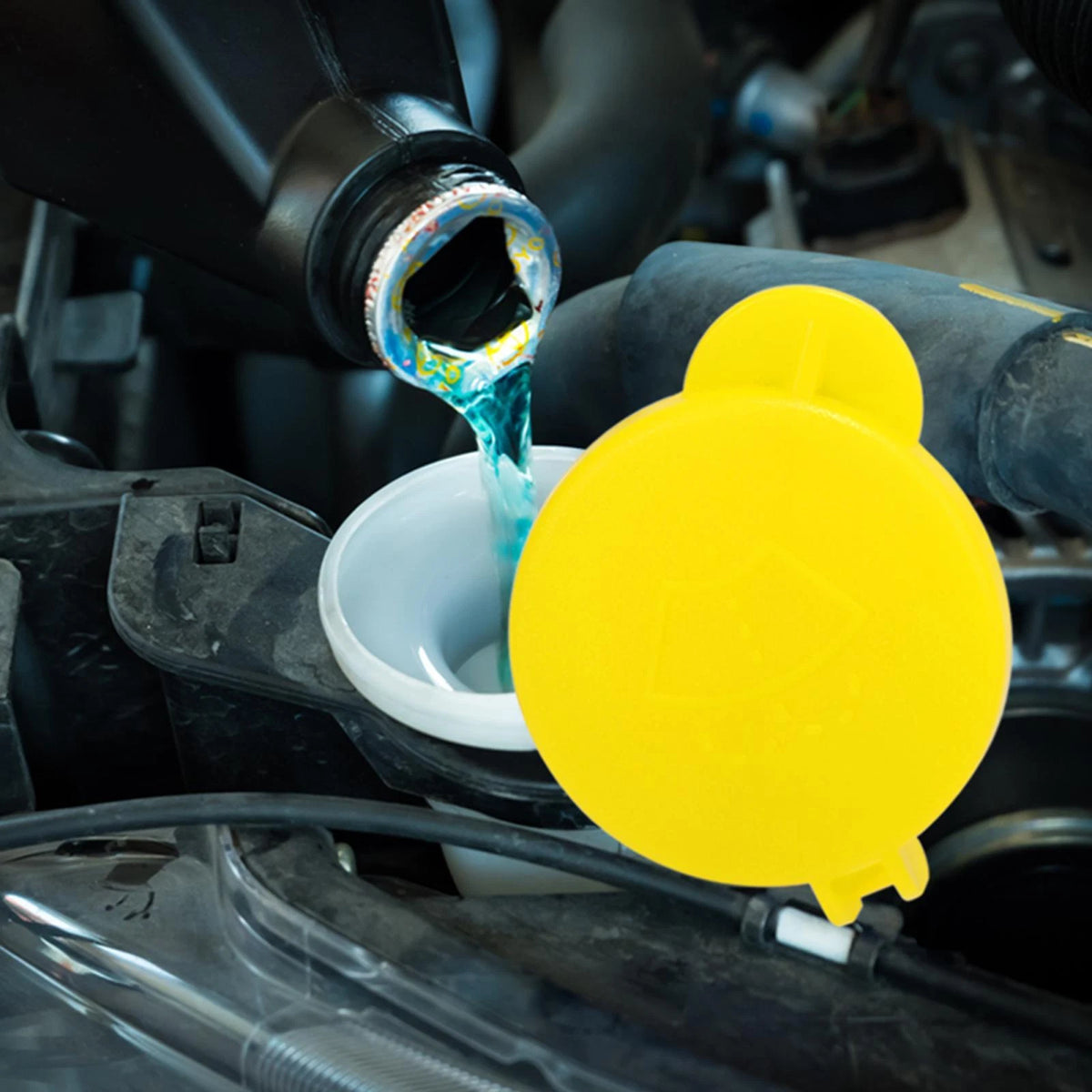 Wiper Fluid Water Cover Cap for Ford Fiesta (2001-2008)