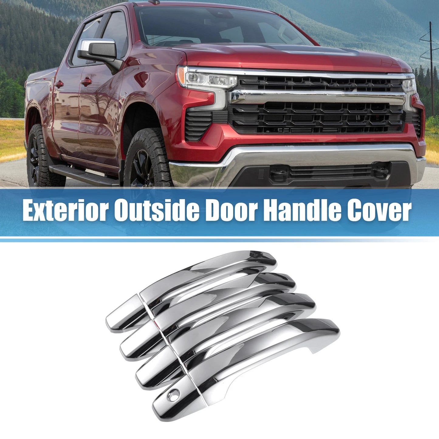 Exterior Door Handle Covers for Chevy Silverado & GMC Sierra