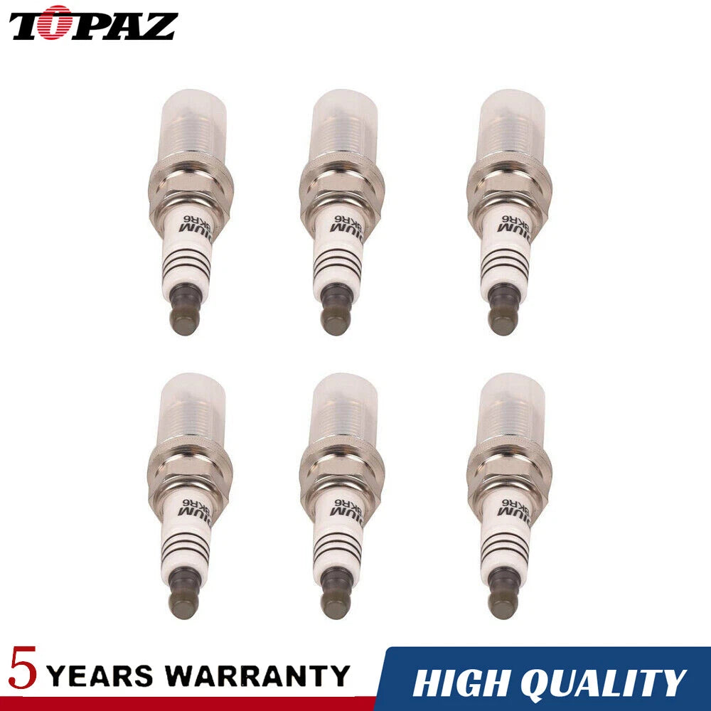 6 x IRIDIUM Spark Plugs for Nissan, Toyota, Lexus, Mitsubishi, Suzuki (2000-2023)