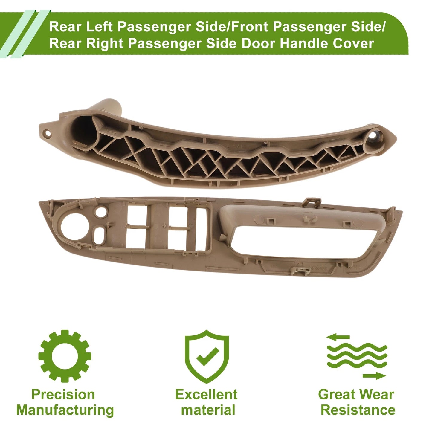 Beige Door Handle Pull Trim Cover for BMW X5 (2007-2013)
