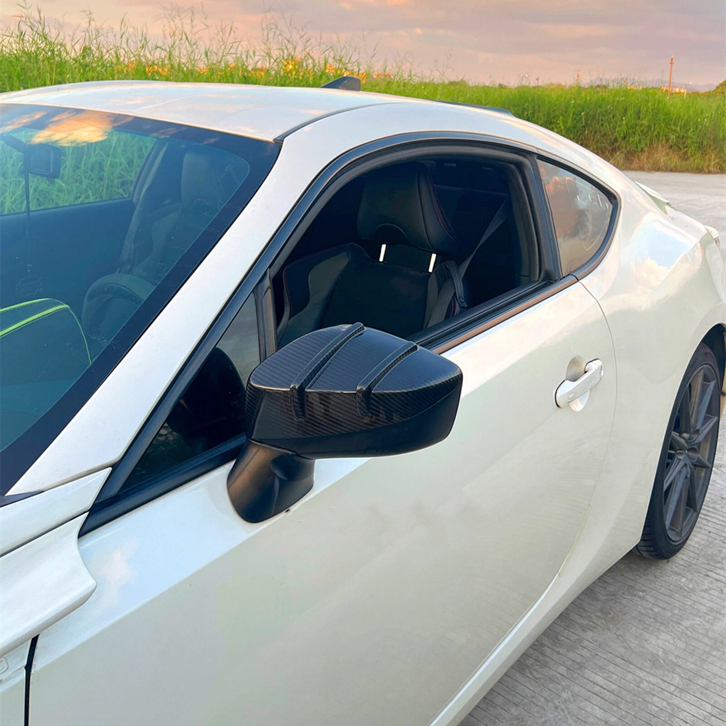 Carbon Fiber Rearview Mirror Covers for Subaru BRZ, Toyota GT86 (2013-2020)