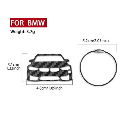 Carbon Fiber Key Ring Gift Car tuning Stylish Car Decor For BMW 3 Series