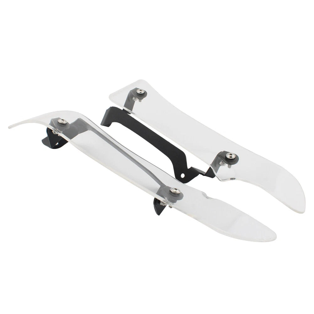 Clear Motorcycle Side Spoilers Wind Deflectors for BMW K1600GT (2017-2023)