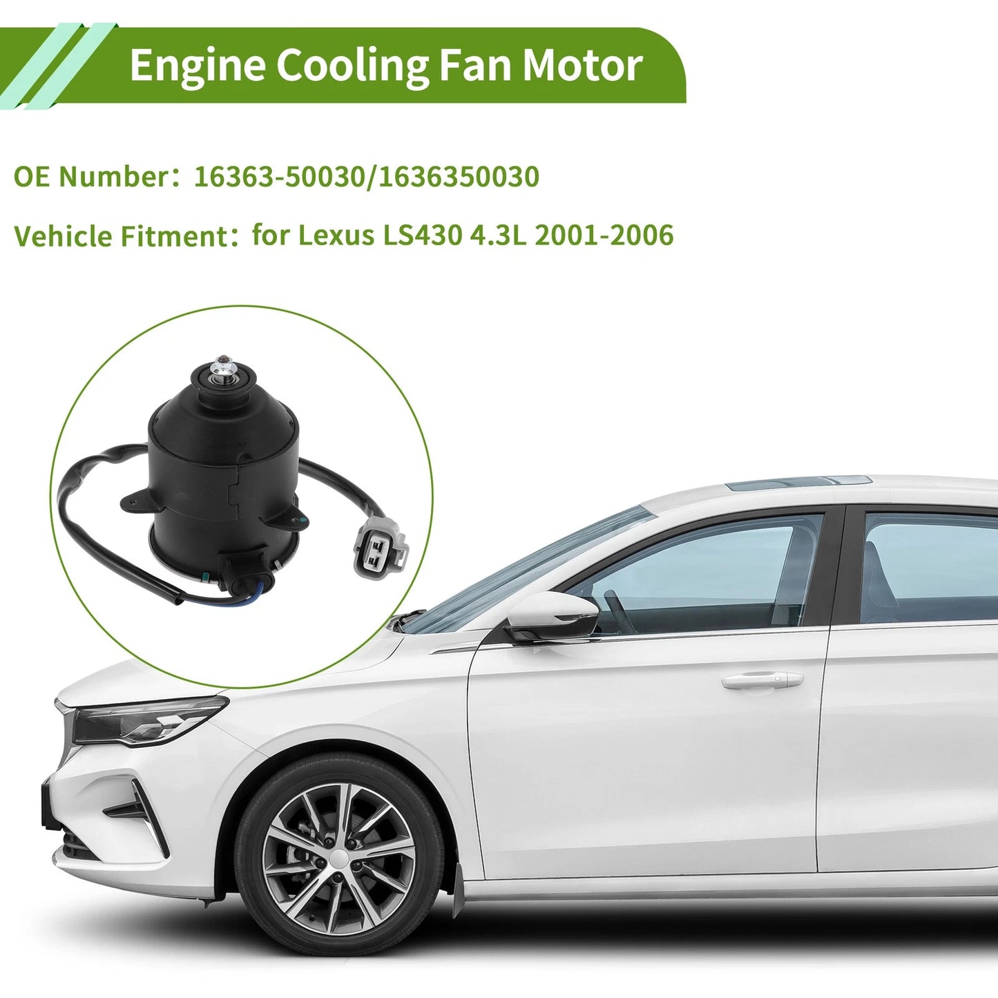 Radiator Fan Motor for Lexus LS430 4.3L (2001-2006)
