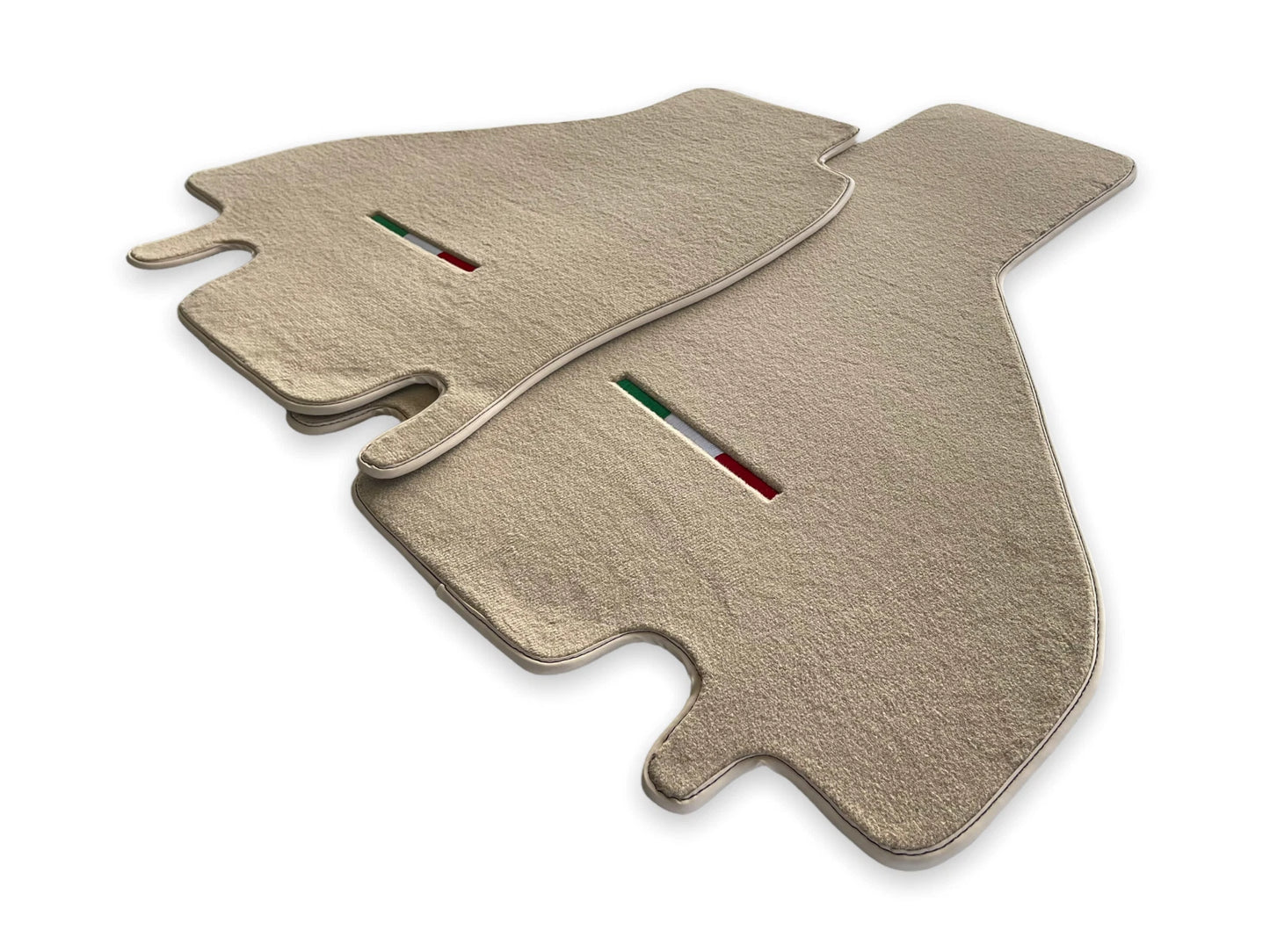Beige Tailored Floor Mats for Ferrari Testarossa (1984-1996)