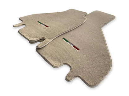 Beige Tailored Floor Mats for Ferrari Testarossa (1984-1996)