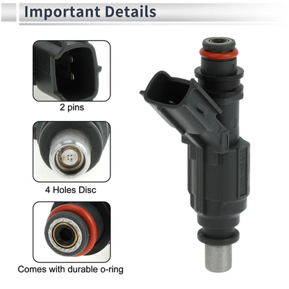 Fuel Injector for Toyota Corolla 1.4 VVT-i (2001-2008) 1 Pc Deep Gray