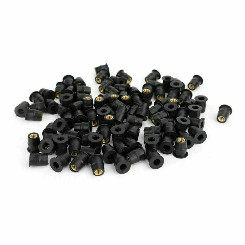100x Neoprene M5 Vibration Dampers for Fairing Attachment (No Year)