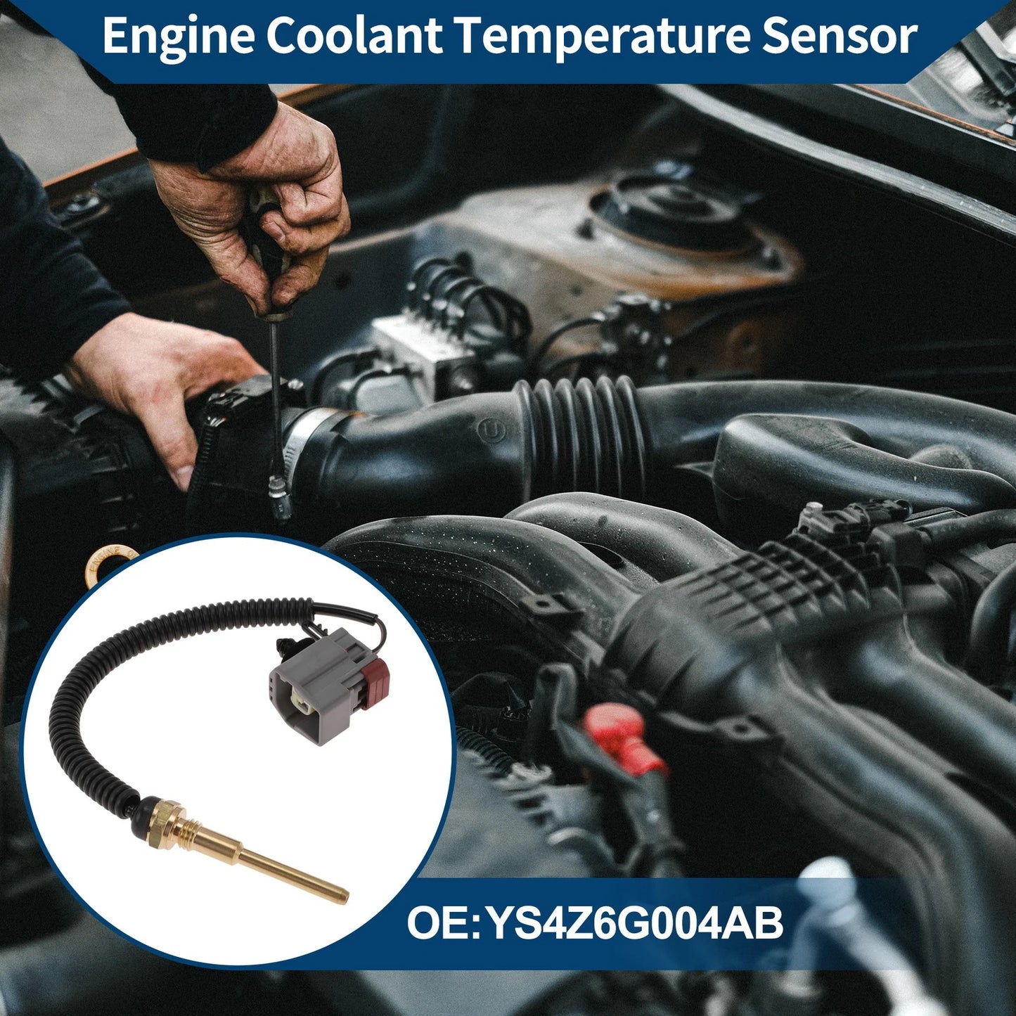 Engine Coolant Temperature Sensor for Ford Escape 2.0L (2001-2007)