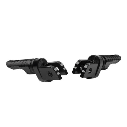 Black Front Footrest Pegs for BMW R Nine T Scrambler/Pure, F900R, F900XR (20-23)