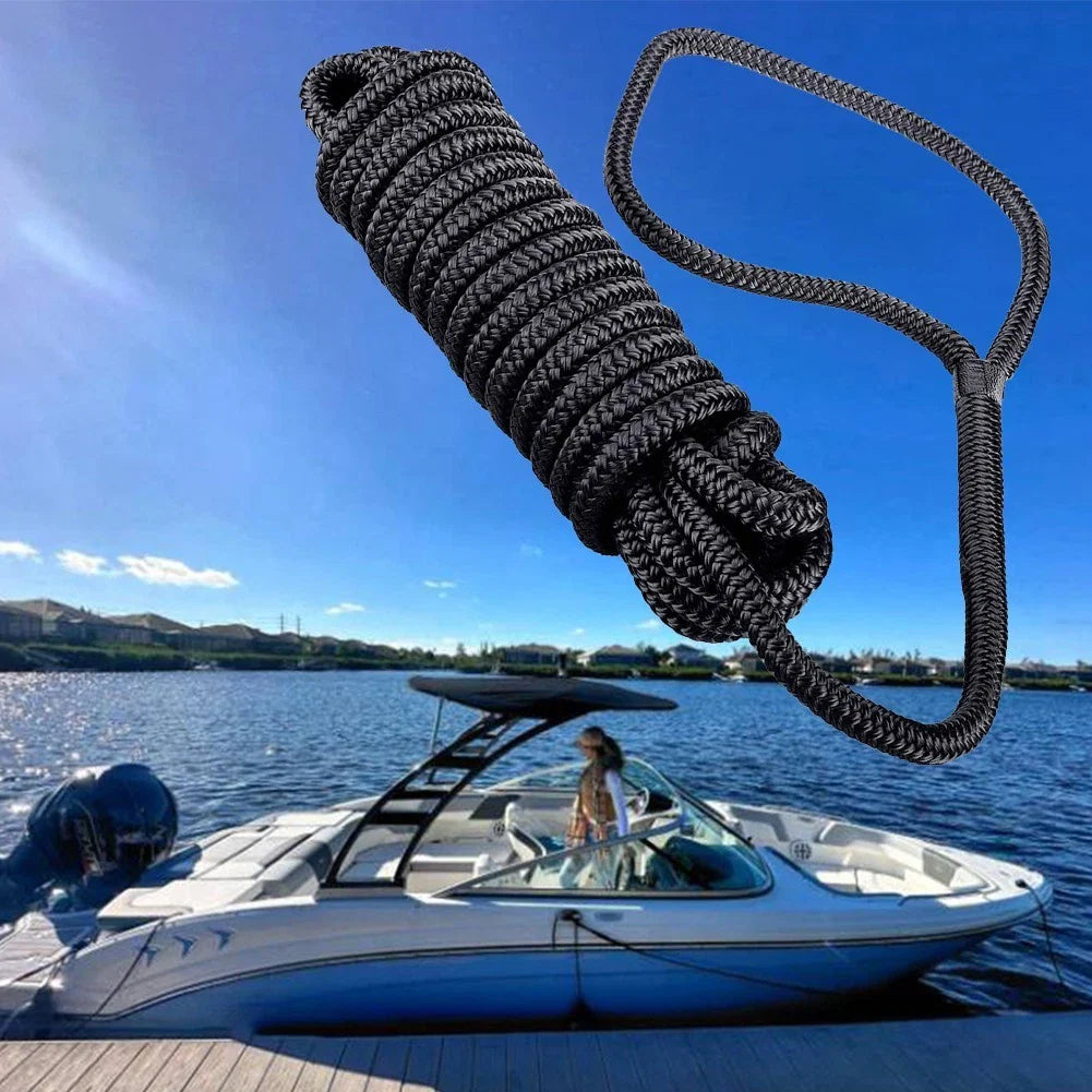 Boat Dock Lines Easy To Operate 6000 Lbs Tensile Strength for Boat Docking