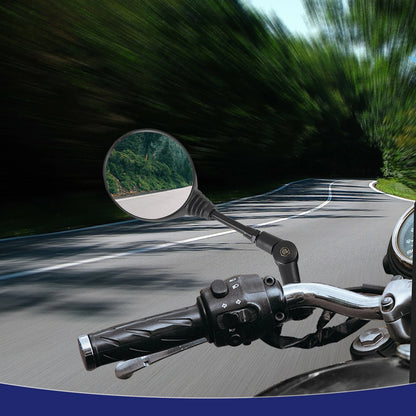 1cm 2 x Rear View Side Mirrors Round Universal for Motorcycle