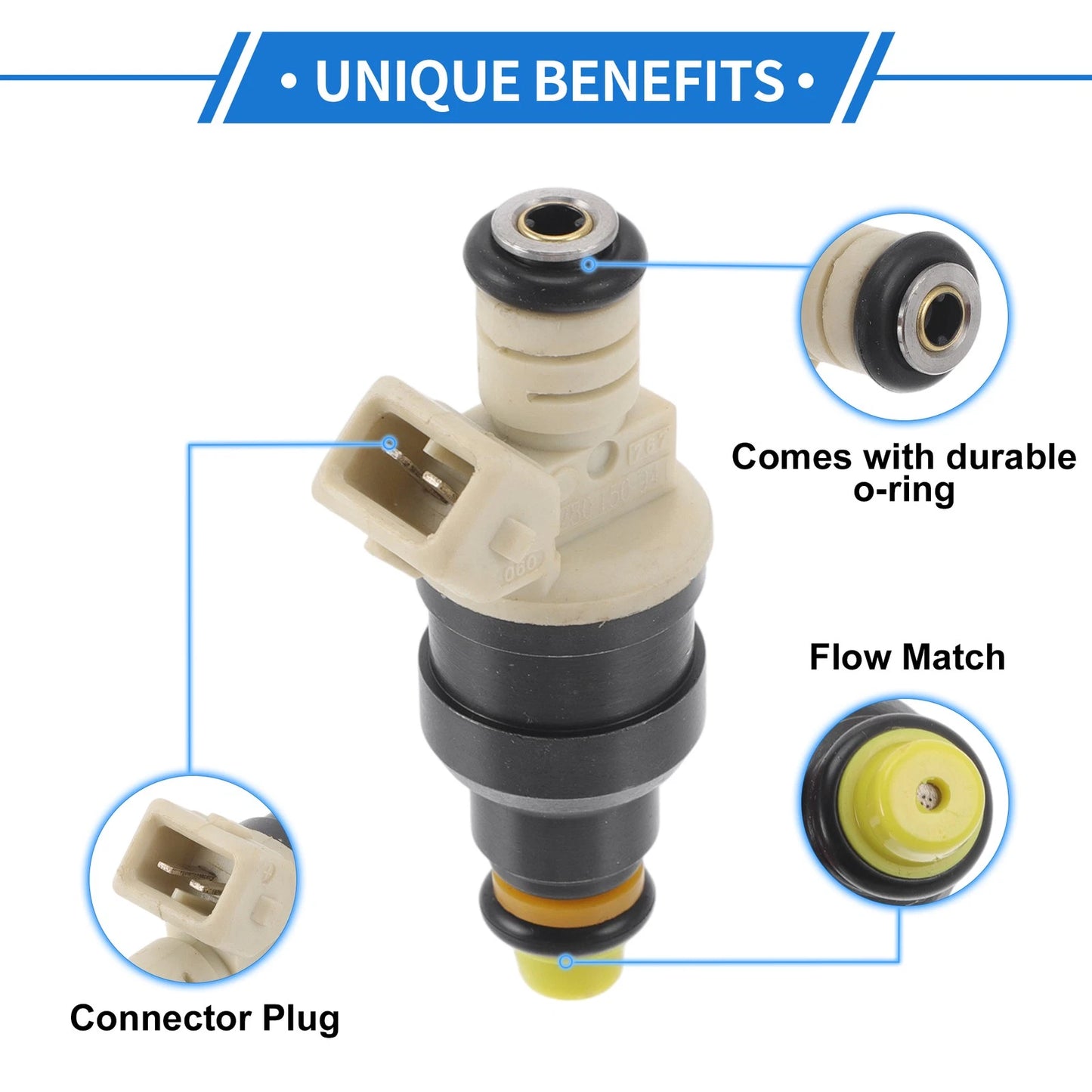 Fuel Injector 1 Pc No.0280150941 for Ford F150 F350 Lincoln Continental