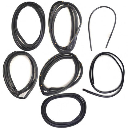 Windshield Door Rubber +Trunk Set 7 Fits Nissan Sentra B14 4D Sedan 1994-98 D05