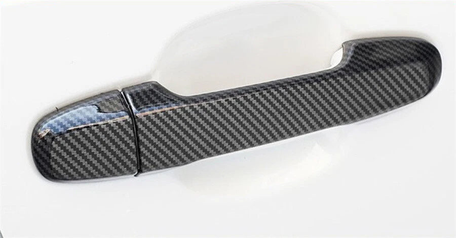 Carbon Fiber Look Exterior Door Handle Cover Trim for Subaru WRX STi (2015-2021)