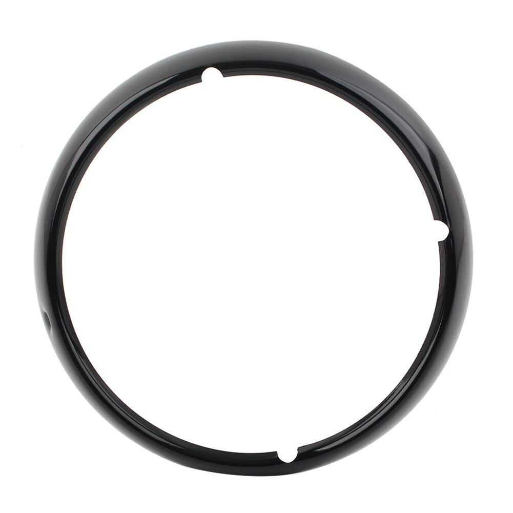 7" Headlight Trim Ring Visor Light Cover for Harley Touring Electra Street Glide (2009-2023)