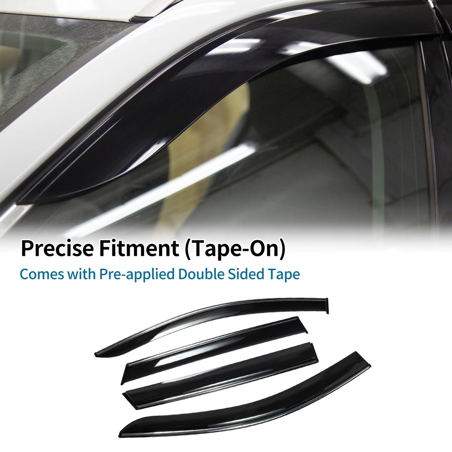 Window Deflectors 1 Set for Kia Sorento (2016)