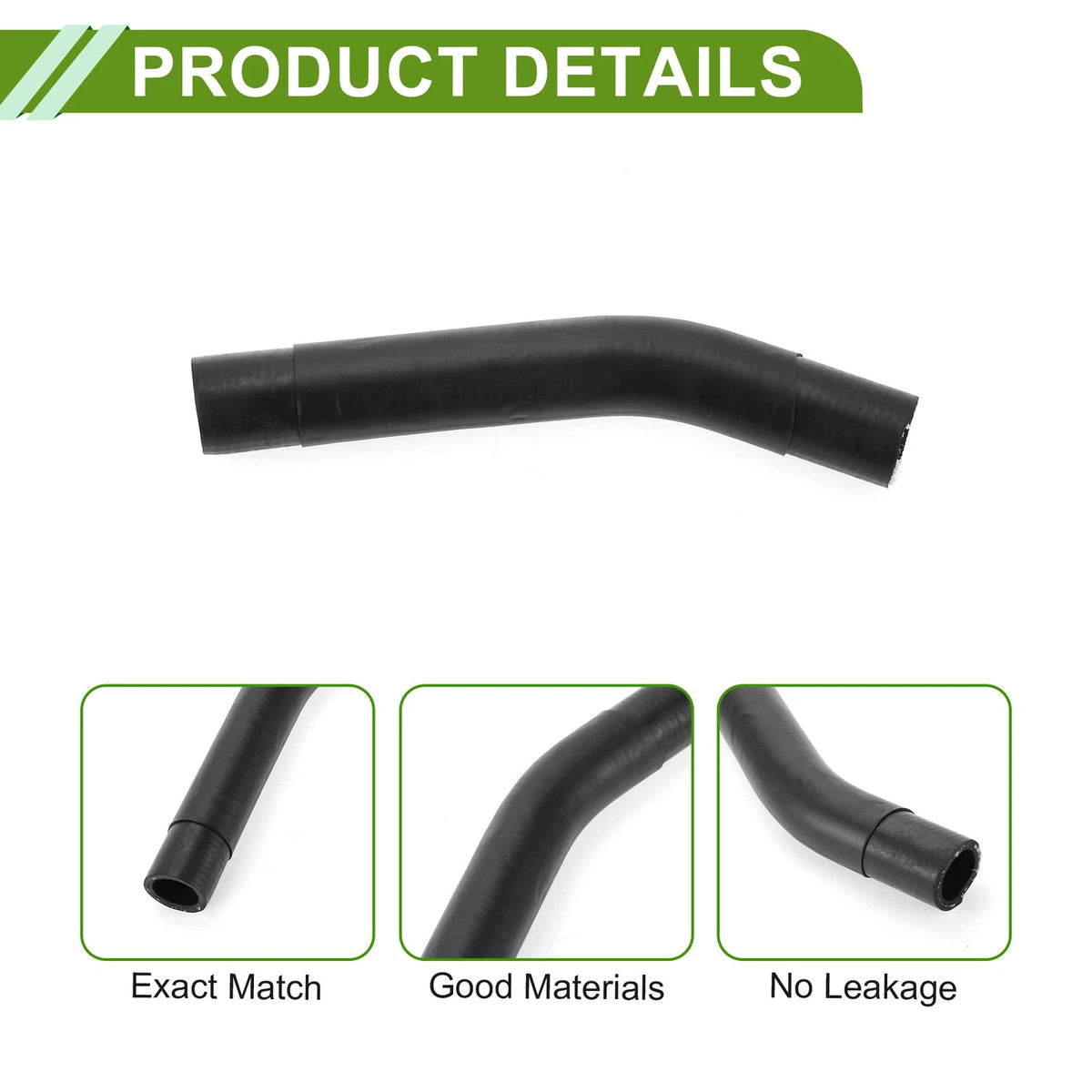 Heater Hose for Toyota Highlander 3.3L 2001-2010 - Rubber Black