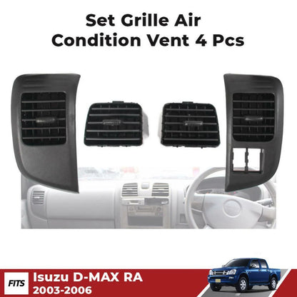 Set A/C Grille Air Condition Vent Fits 2003-2006 Isuzu D-Max Holden Rodeo Pickup