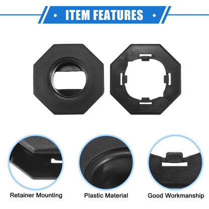 4 x Car Holder Retainers for Lexus GS (2013-2019) Durable Plastic Black