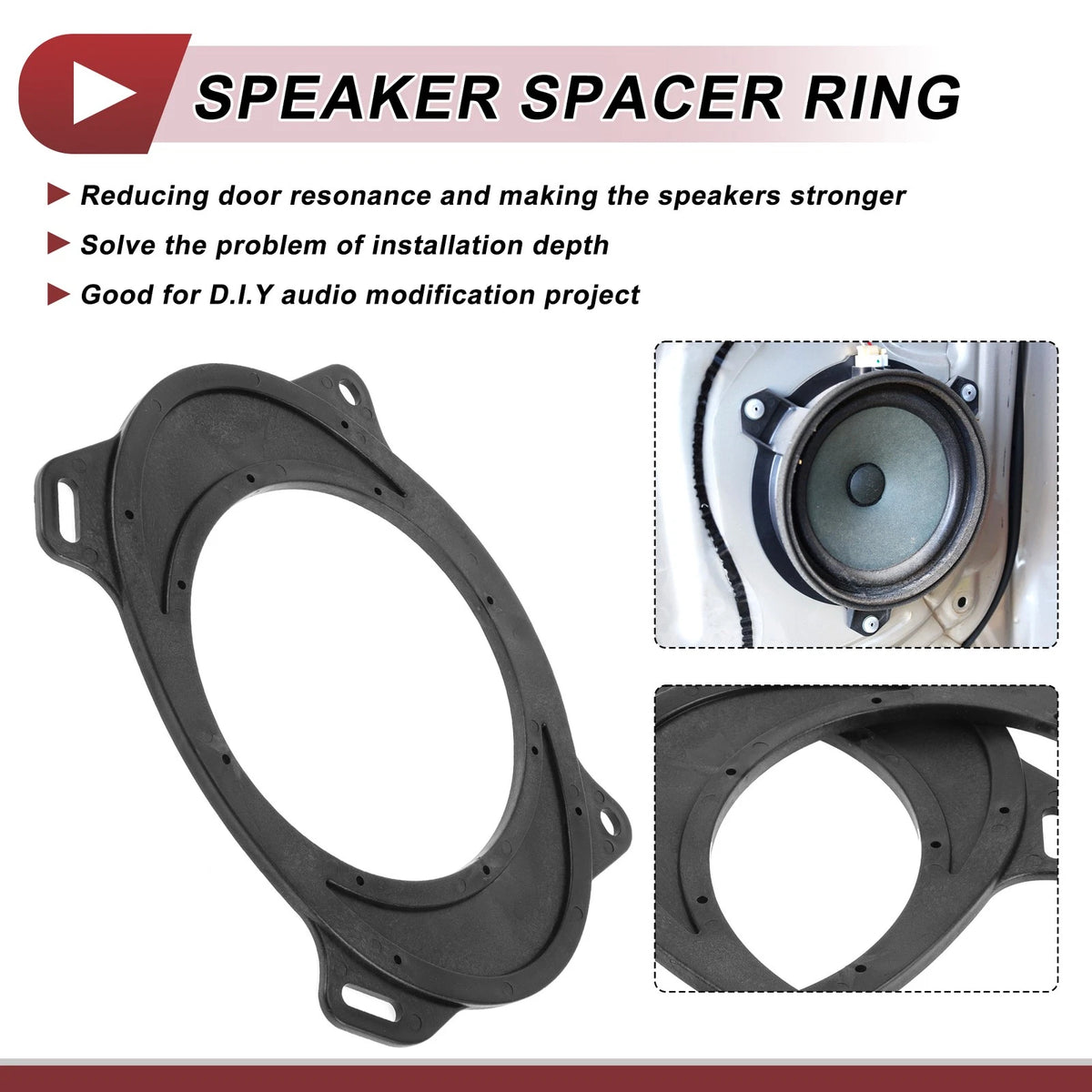 Speaker Spacer Ring Adaptor for Toyota Corolla 2003-2013 6"x9" 2 x Pcs