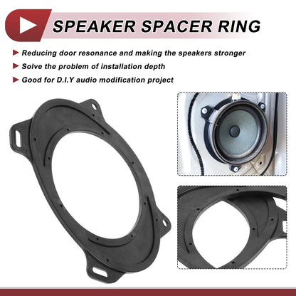 Speaker Spacer Ring Adaptor for Toyota Corolla 2003-2013 6"x9" 2 x Pcs