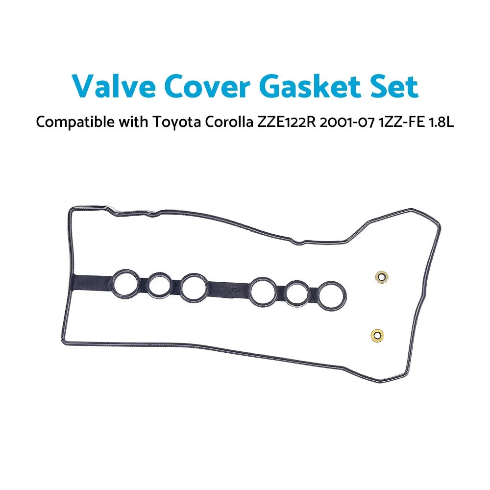 Rocker Cover Gasket Set for Corolla ZZE122R 1.8L (2001-2007)