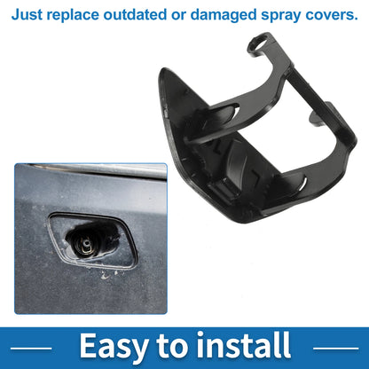 Front Left Washer Nozzle Cover for BMW 528i (2014-2016) Unpainted