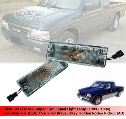 Clear Front Bumper Light for Isuzu TFR / Vauxhall Bravo / Holden Rodeo (1997-2004)
