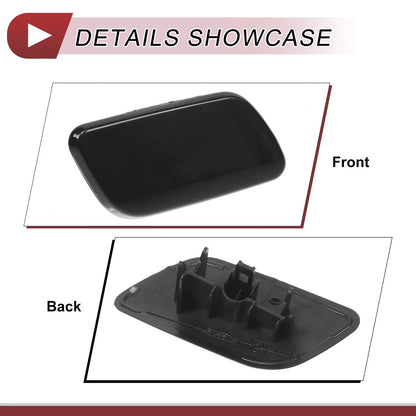 Front Right Washer Nozzle Cover for Subaru Forester (2016-2018) Black