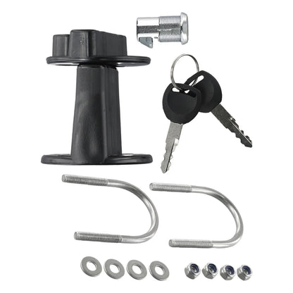 3L 5L Fuel Tank Mount-Petrol Can Jerry Cans Key Bracket Holder Lock Fastener