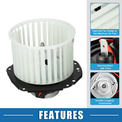 HVAC Heater Blower Motor Assembly for Chevrolet Blazer (1992-1994)