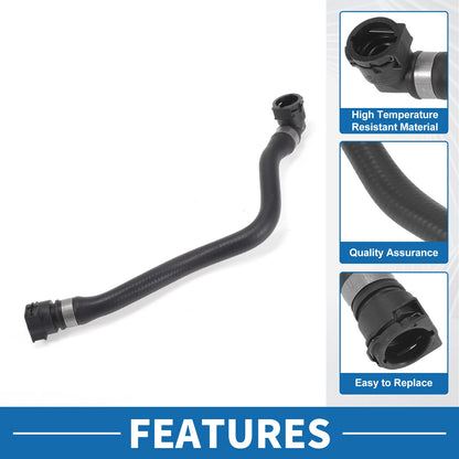 HVAC Heater Hose for BMW 230i 2.0L (2017-2020) Rubber Black 1 x Piece