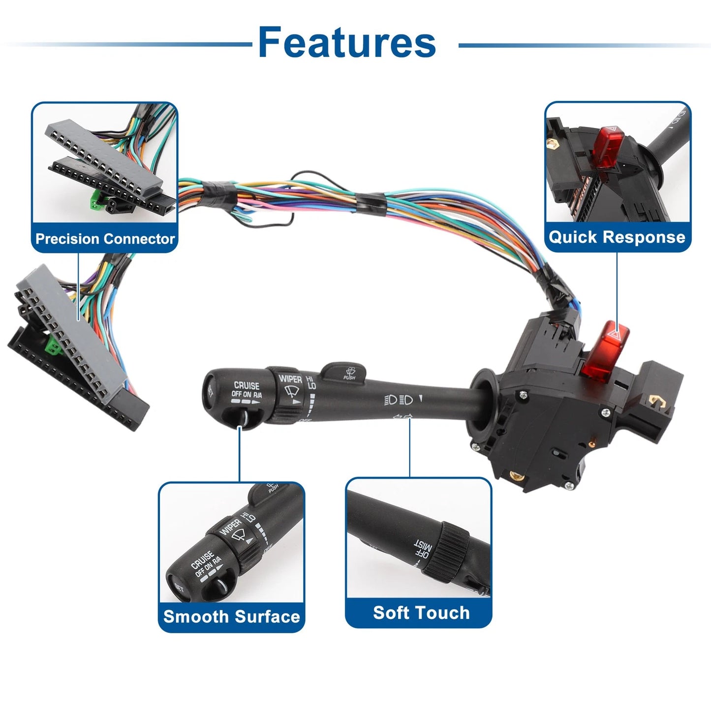 Steering Column Turn Signal Switch Lever for Chevrolet S10 (1998-2004)