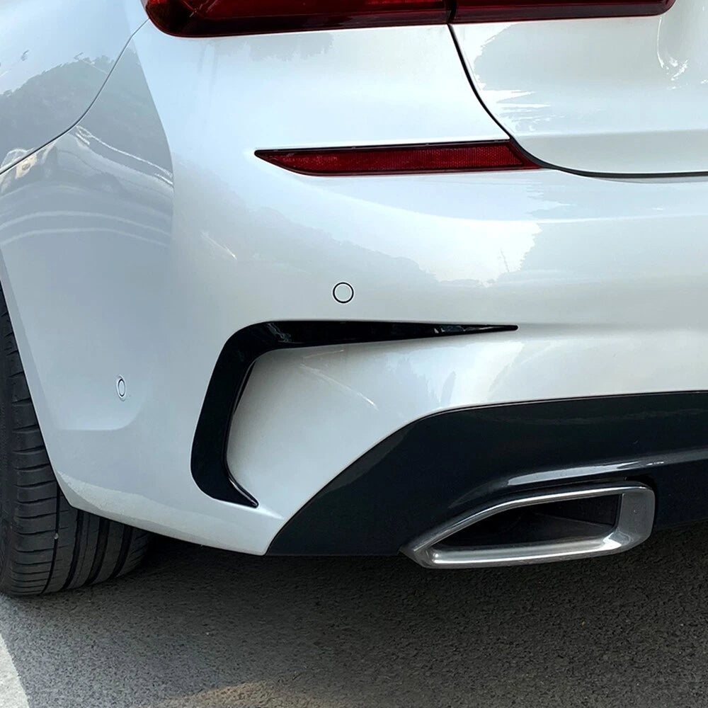 Rear Bumper Side Spoiler Trim Canards for BMW 3 Series G20 (2019-2021)