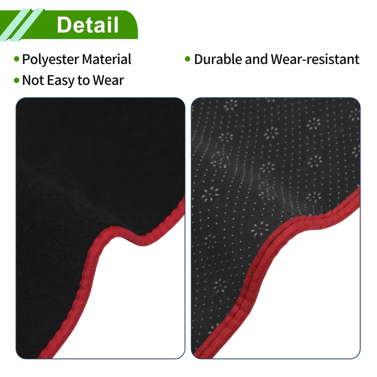 Dashboard Cover for Honda N-WGN JH3/JH4 2019-2024 Black Red 1 Pcs Anti-Slip