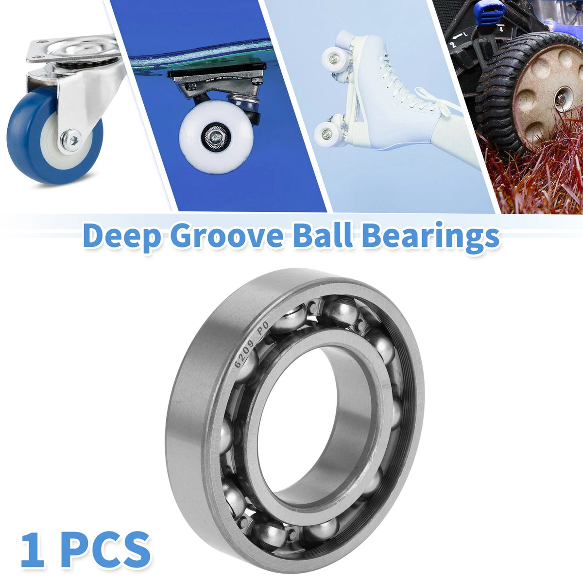 45x85x19mm Deep Groove Ball Bearing for Scooter Skateboard Wheel