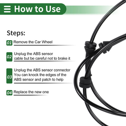 ABS Wheel Speed Sensor for Nissan Titan V8 (2004-2015) Rear Left