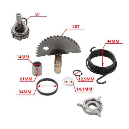 GY6 50CC 139QMB Scooter ATV Kick Start Kit Complete Gear Shaft