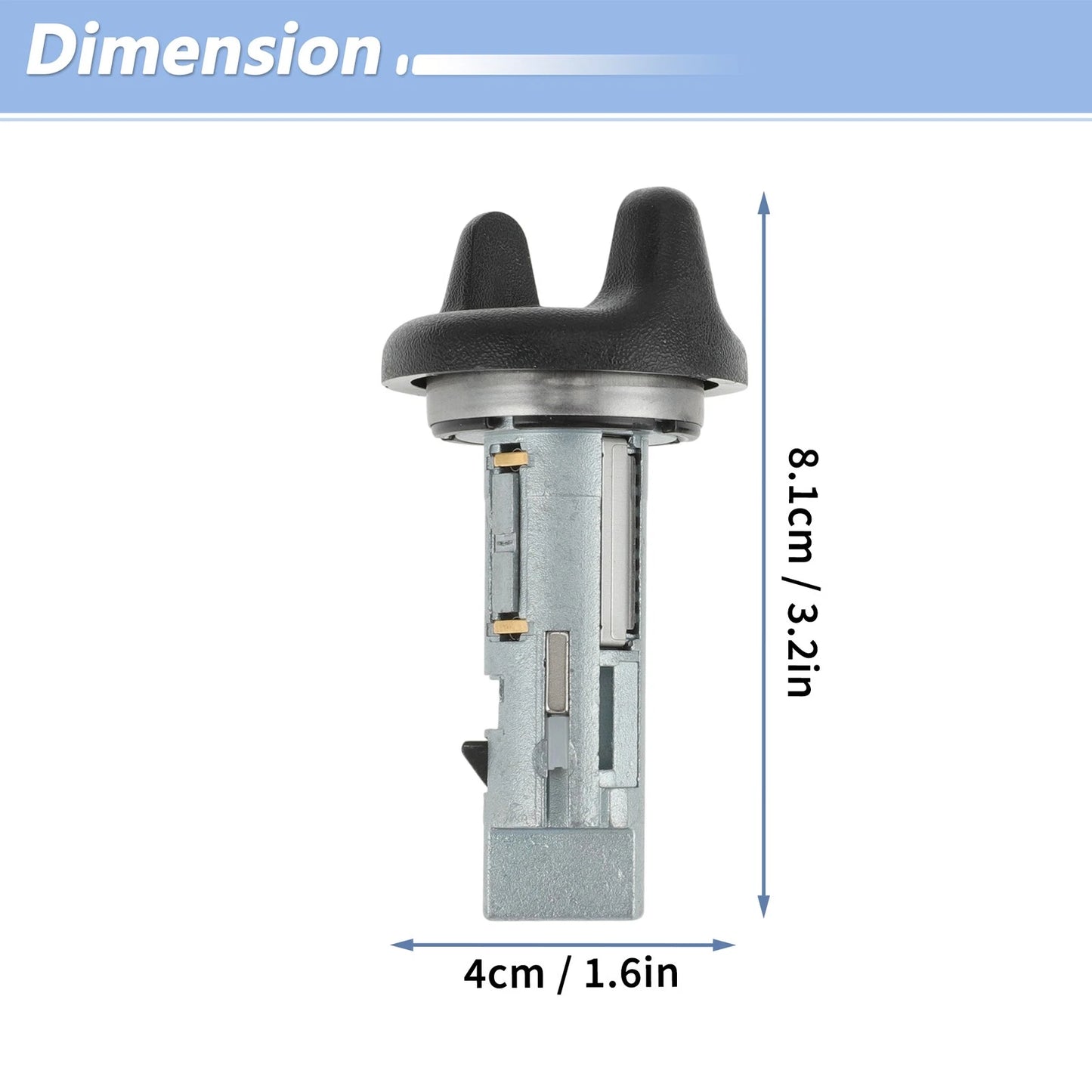 Ignition Lock Cylinder and Start Switch with 2 Key for Chevy C1500