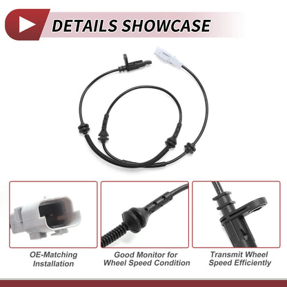 ABS Wheel Speed Sensor for PEUGEOT 607 (2000-2011)