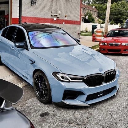 2 x Front Side Spoiler Lip Covers for BMW 5 Series M5 F90 LCI (2021-2024)