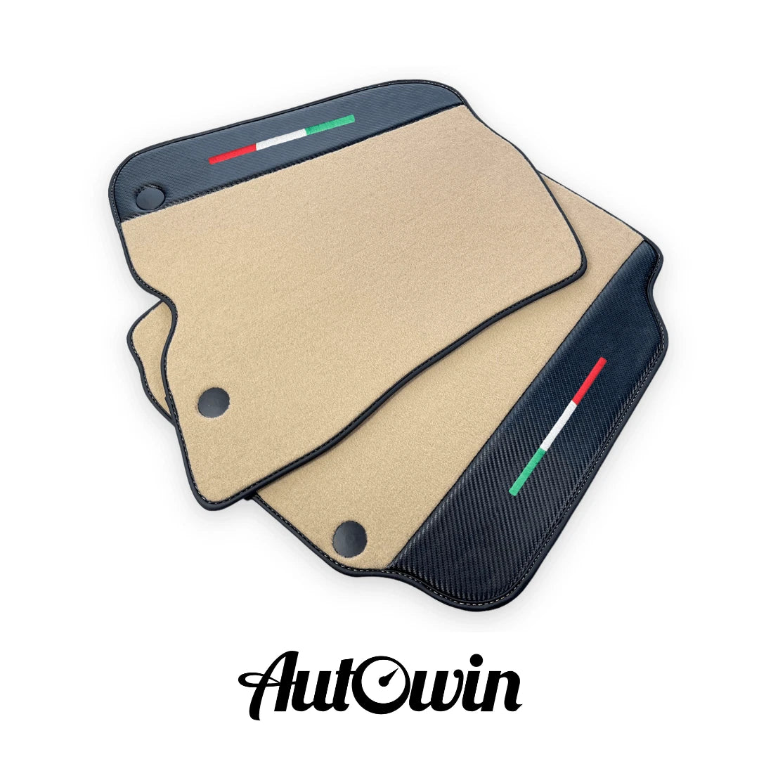Beige Floor Mats for Ferrari 812 Superfast (2017-2023)