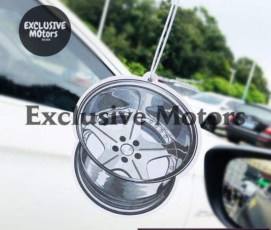 Silver Star 5 Spoke Rims Aftermarket Air Freshener - Air Fresheners 1