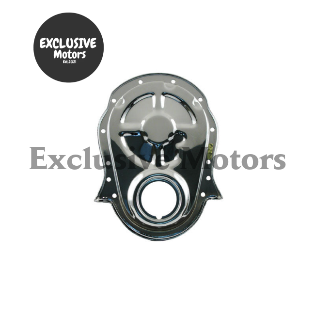 Chrome Steel Timing Cover for Chevy Big Block (1965-1996)