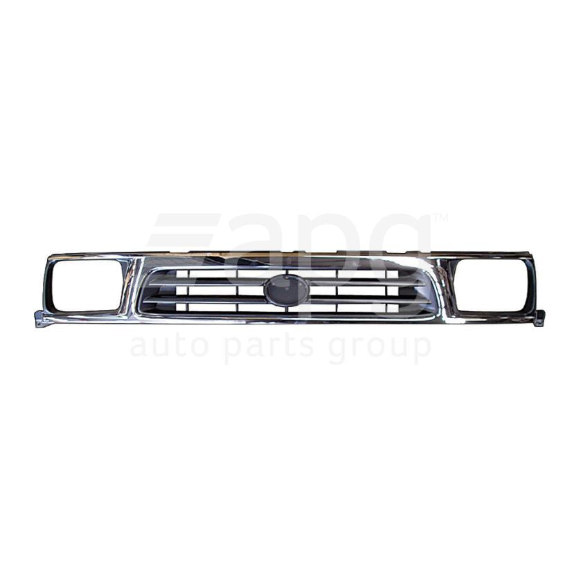 Grille Chrome 1 Piece for Toyota Hilux (1997-2001)