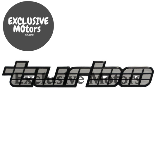 TURBO BADGE for VL CALAIS (SILVER) - HOLDCOM AUTO PARTS
