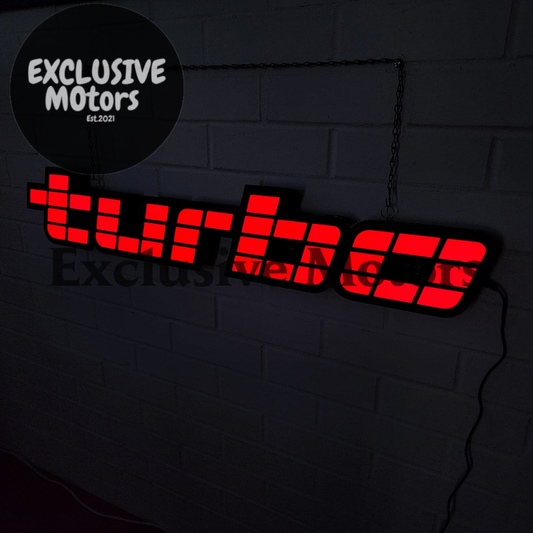 VL TURBO BADGE LED SIGN - HOLDCOM AUTO PARTS